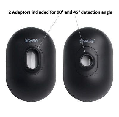tiiwee Détecteur de Mouvement extérieur IP54 PIR TWPIR04 - Systme d'alarme antieffraction pour la Maison - Noir