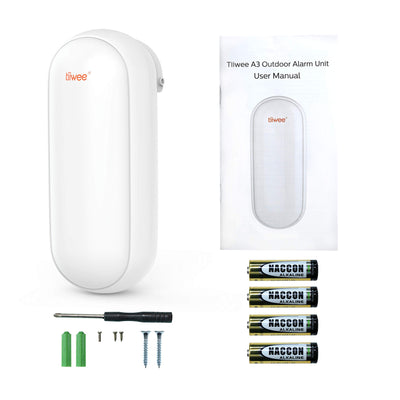 tiiwee A3 Sirène d'Extérieur pour le système d'Alarme Tiiwee - Sans Fil