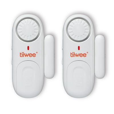 Tiiwee Alarme Antivol pour Portes et Fenêtres - Lot de 2