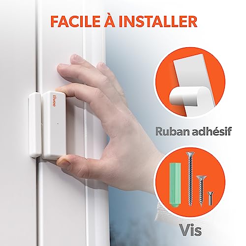 tiiwee A1 Alarme Maison sans Fil - Alarme de Porte et de Fenêtre - Système d'Alarme sans Abonnement